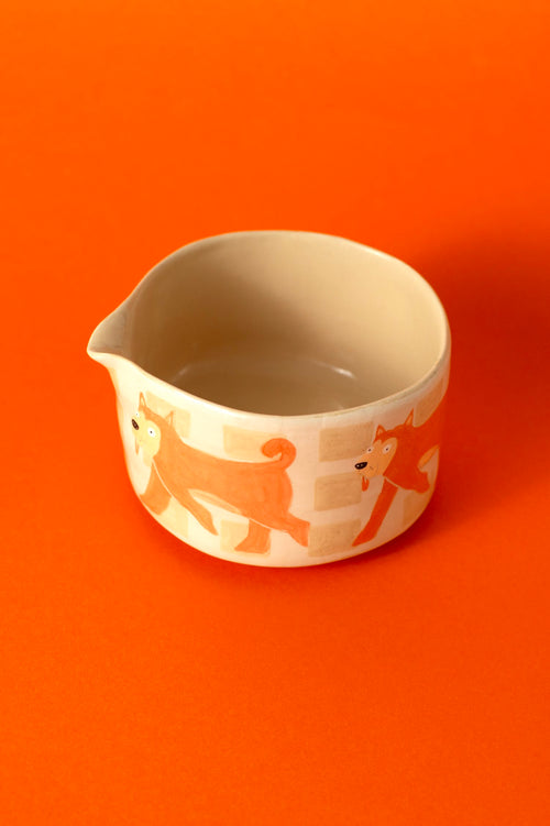 Bol à matcha Chawan Orange - Elena BM x Shiba matcha