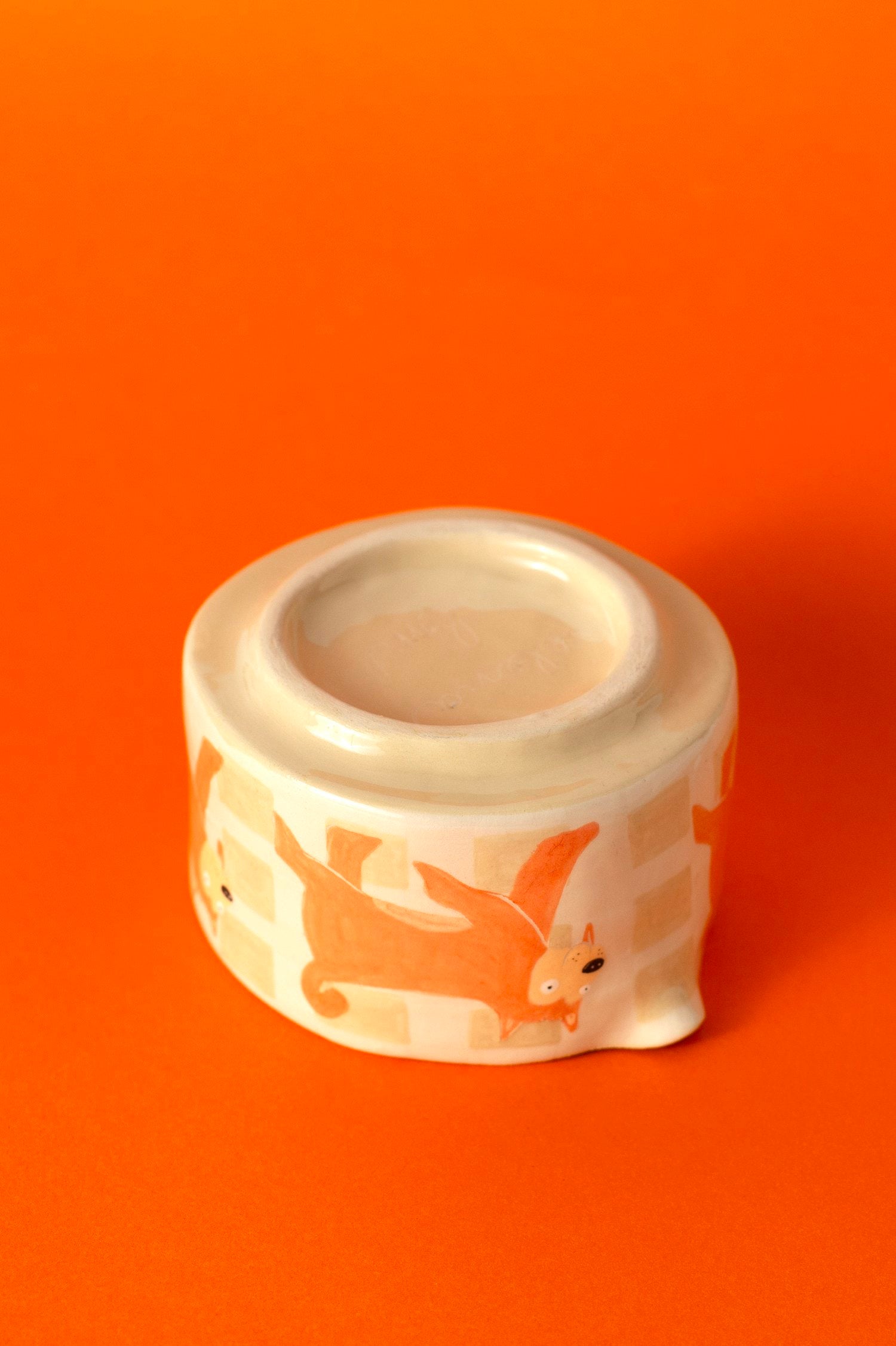 Bol à matcha Chawan Orange - Elena BM x Shiba matcha