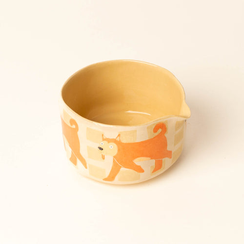 Bol à matcha Chawan Orange - Elena BM x Shiba matcha